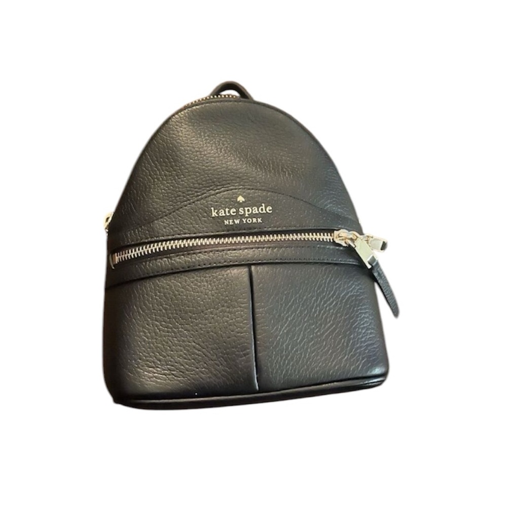 Kate Spade ‘Karina’ Black Leather Backpack - NWOT